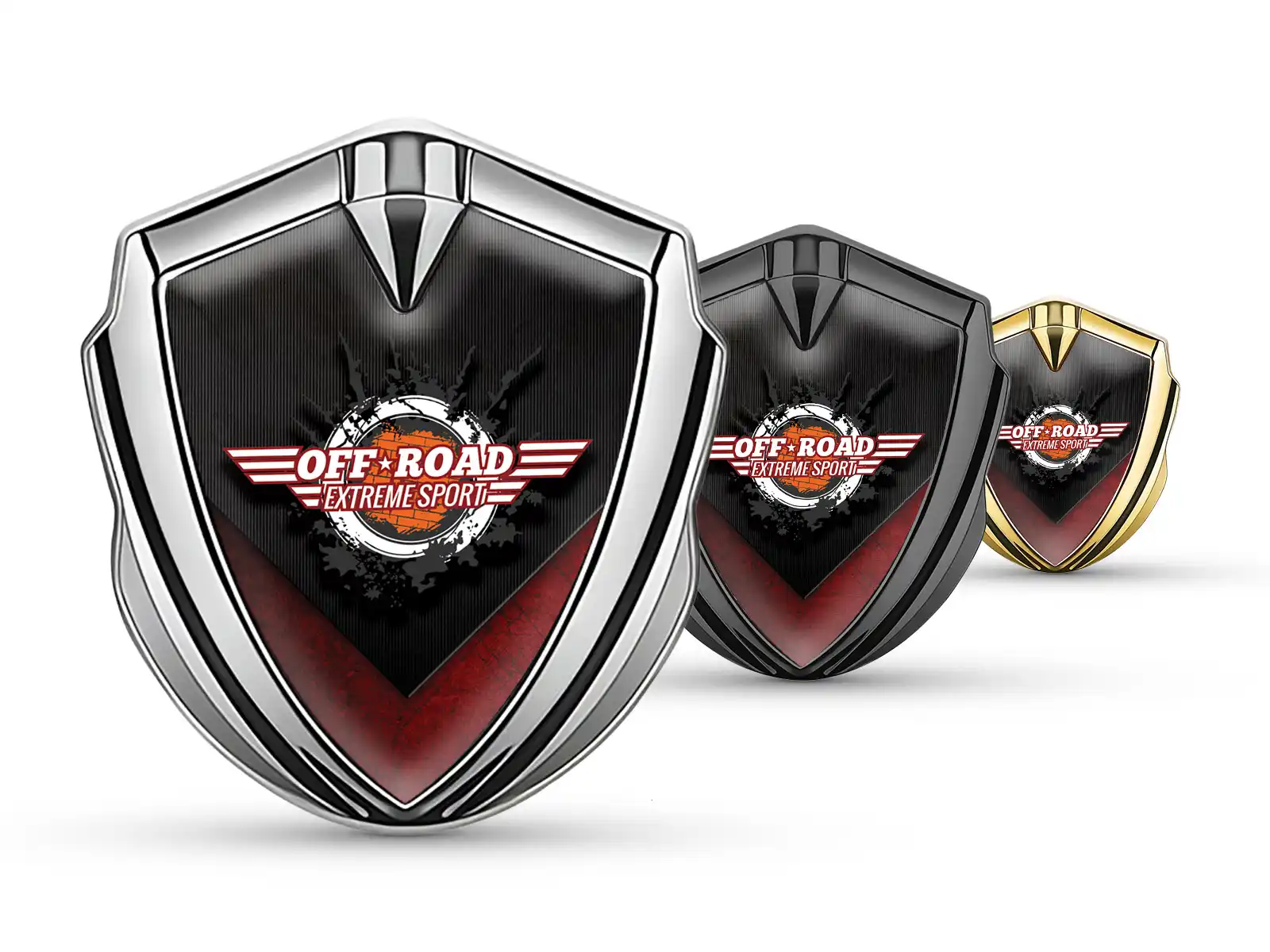 Metal Domed Emblem Standard Stylish